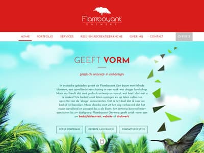 Nieuwe website voor Flamboyant Ontwerp