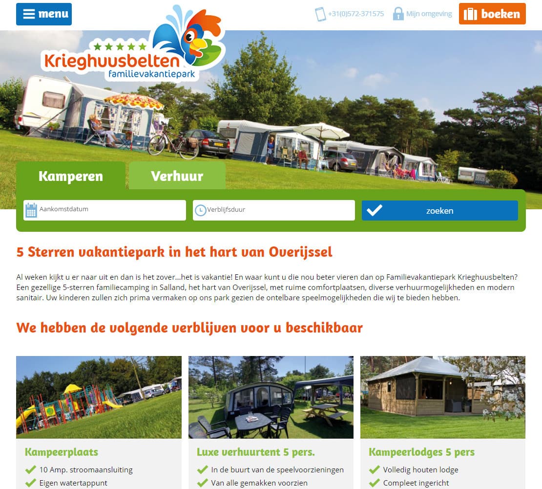 Familievakantiepark Krieghuusbelten