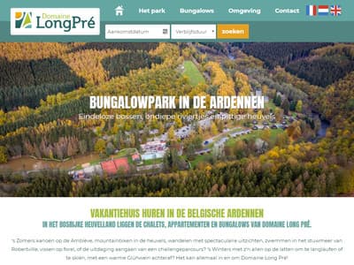 Nieuwe website voor Domaine Long Pré