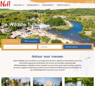 Nieuwe website voor De Wildste Tuin van Netl