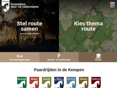 Nieuwe website voor Paardrijden in de Kempen