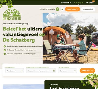 Nieuwe website voor De Schatberg
