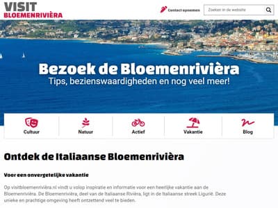 Nieuwe website voor Visit Bloemenrivièra