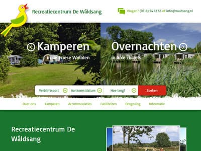 Nieuwe website voor Camping De Wâldsang