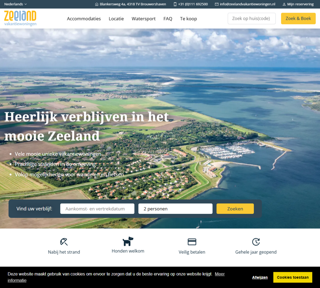 Zeeland Vakantiewoningen