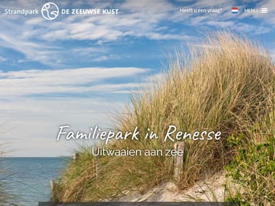 Nieuwe website voor Strandpark De Zeeuwse Kust