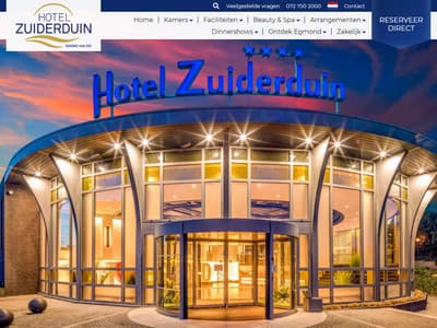 Nieuwe website voor Hotel Zuiderduin