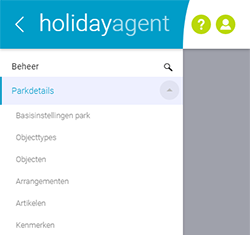 HolidayAgent Admin interface