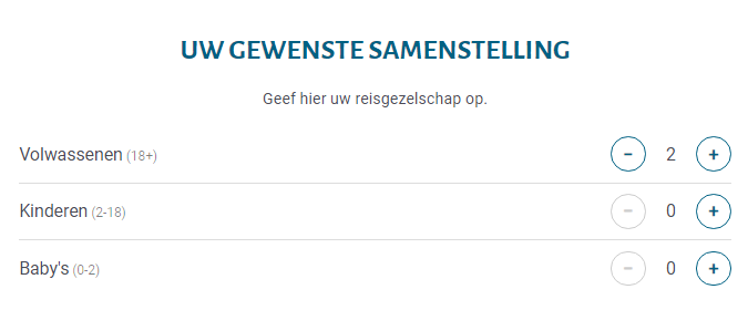 Samenstelling personen